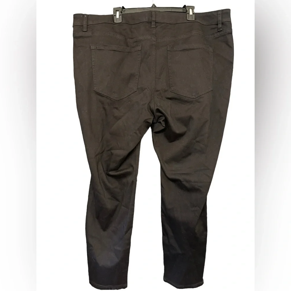 Lane Bryant Black Midrise Skinny Jeans